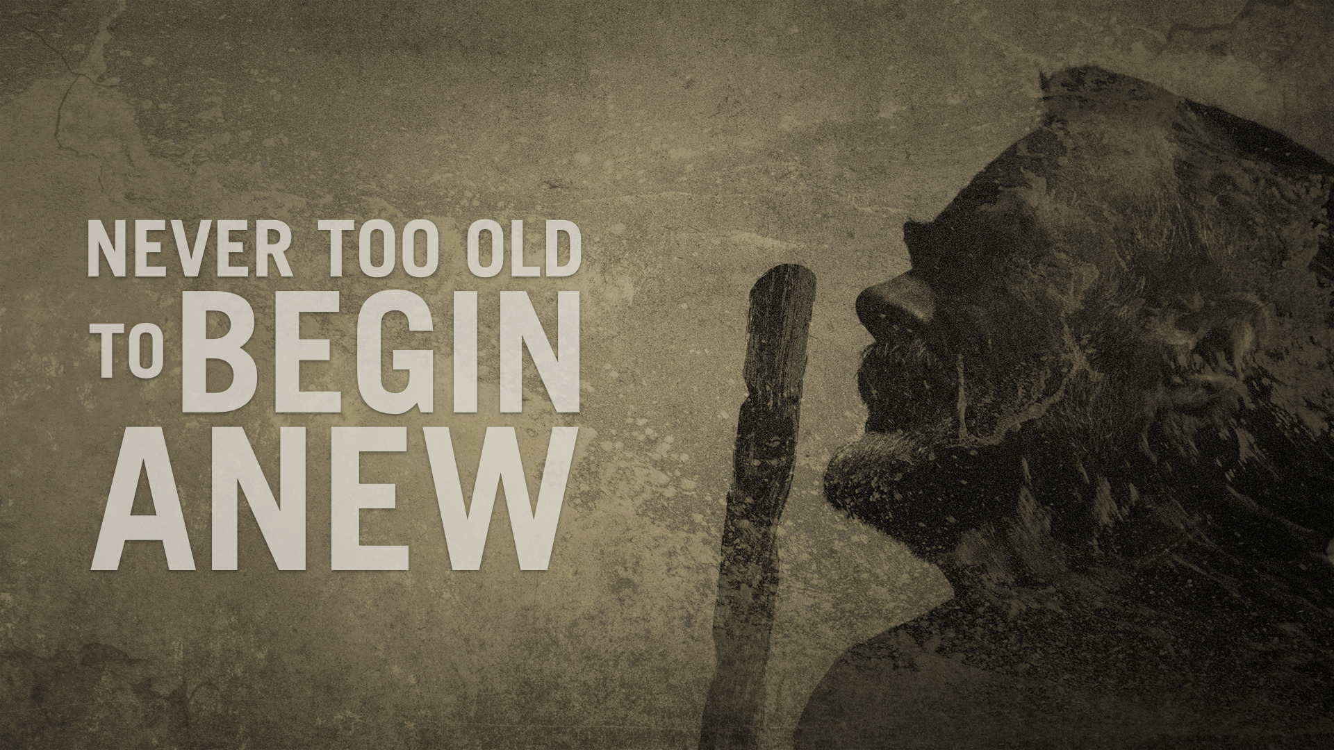 Featured image for “Never Too Old To Begin Anew”