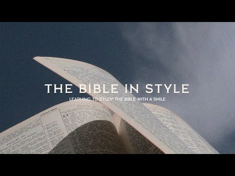 Featured image for “Zach Collins – The Bible In Style (Learning To Study The Bible With A Smile)”